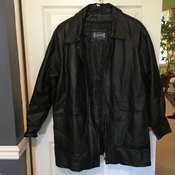 GINO Other - Men’s Vintage XL GINO Leather Coat